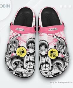 Akaza Crocs Shoes Manga Style Personalized