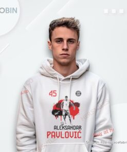 Aleksandar Pavlović Fc Bayern Shirt Aleksandar Pavlović Fc Bayern Shirt