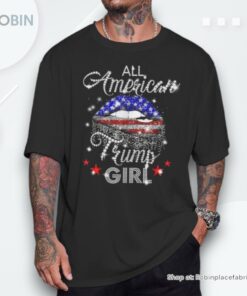 All American Trump Girl Mouth Diamond Unisex Shirt