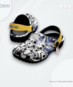 All Might Crocs Shoes Manga Style Personalized, My Hero Academia Anime Merch