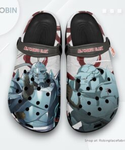 Alphonse Elric Crocs Shoes, Anime Gifts, Alphonse Elric Gifts for Fans