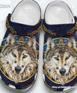 Amazing Leader Of The Pack Wolf Clogs Shoes