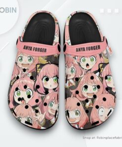 Anya Forger Crocs Shoes, Anime Gifts