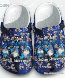 April Gnomes Autism Awareness clogs Shoes Gifts For Birthday Christmas April Gnomes Autism Awareness clogs Shoes Gifts For Birthday Christmas