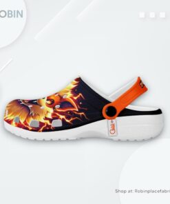 Arcanine Crocs Shoes Custom Art Style, Pokemon Shoes