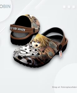 Armin Arlert Crocs Shoes, Anime Gifts, Armin Arlert Fan Gears