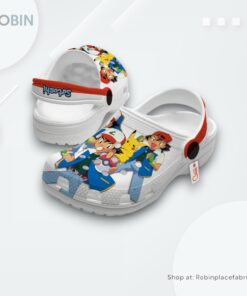 Ash Ketchum Crocs Shoes Pattern Style