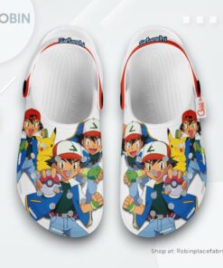 Ash Ketchum Crocs Shoes Pattern Style