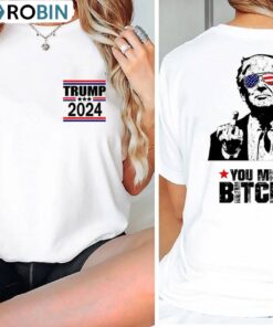 Assassination Attempt Trump Vintage Sweatshirt , You Missed Bitches Inspired Shirt Tank Top