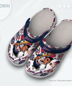 Atlanta Braves MLB Sport Classic Crocs Shoes, Atlanta Braves Gear