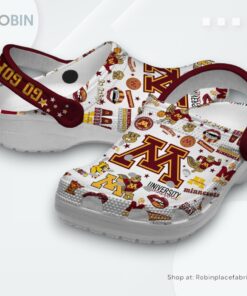 Auburn Minnesota Golden Gophers NCAA Sport Classic Crocs Shoes, Minnesota Golden Gophers Merchandise