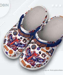Auburn Tigers Basketball NCAA Sport Classic Crocs Shoes, Auburn Tigers Gifts for Fans