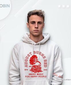 August Burns Red Tour Record Player Angry Music For Happy People Shirt