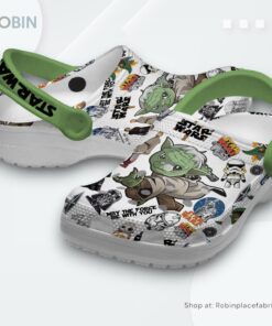 Baby Yoda Star Wars Movie Classic Crocs Shoes Baby Yoda Star Wars Movie Classic Crocs Shoes