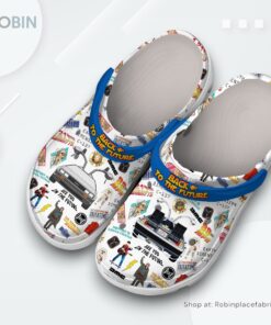 Back To The Future Movie Classic Crocs Shoes