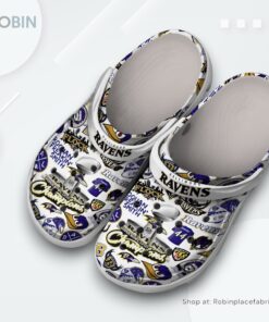 Baltimore Ravens NFL Sport Classic Crocs Shoes, Ravens Gear