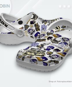 Baltimore Ravens NFL Sport Classic Crocs Shoes, Ravens Gear Baltimore Ravens NFL Sport Classic Crocs Shoes, Ravens Gear