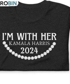 Basic I’m With Her Kamala Shirt, 2024 Election Unisex T Shirt Long Sleeve