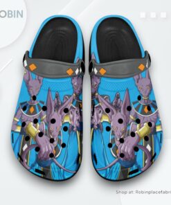 Beerus Crocs Shoes Pattern Style Beerus Crocs Shoes Pattern Style
