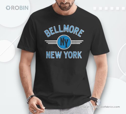 Bellmore New York Circle Ny Blue Print Unisex Shirt