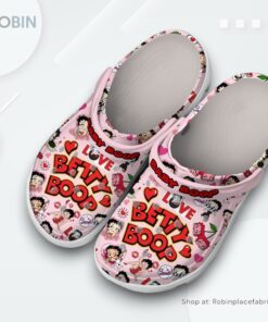 Betty Boop Cartoon Classic Crocs Shoes Betty Boop Cartoon Classic Crocs Shoes