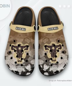 Black Bull Crocs Shoes, Anime Gifts