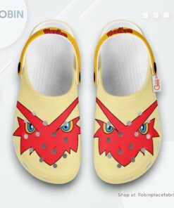 Blaziken Crocs Shoes Custom Funny Style, Pokemon Gear Blaziken Crocs Shoes Custom Funny Style, Pokemon Gear