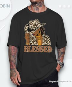 Blessed Black Cowgirl Western Swag African Christian Woman Unisex Shirt