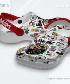 Blink 182 Music Classic Crocs Shoes, Blink 182 Band Gear
