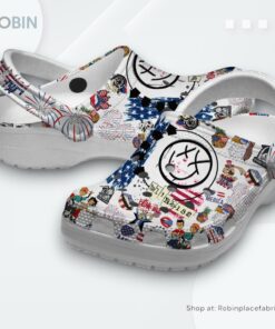 Blink 182 MusicClassic Crocs Shoes, Blink 182 Band Unique Gifts Blink 182 MusicClassic Crocs Shoes, Blink 182 Band Unique Gifts