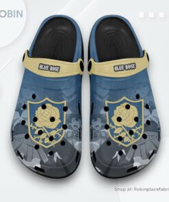 Blue Rose Crocs Shoes, Anime Gifts