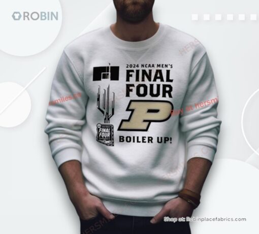 Boilermakers 2024 Men’s Final Four Boiler Up Shirt