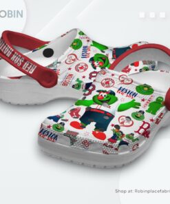 Boston Red Sox Baseball MLB SportClassic Crocs Shoes, Red Sox Merch