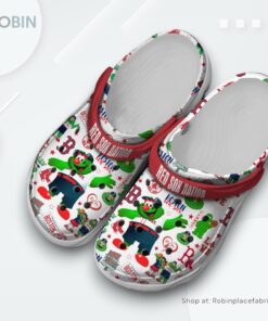 Boston Red Sox Baseball MLB SportClassic Crocs Shoes, Red Sox Merch