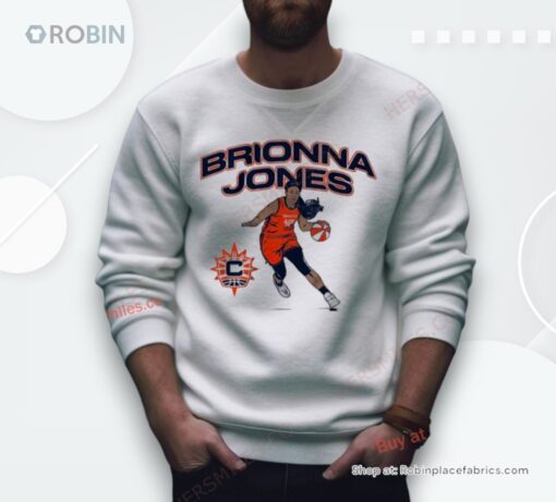 Brionna Jones Connecticut Sun Action Pose Shirt