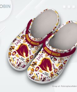 Brisbane Broncos NRL Sport Classic Crocs Shoes