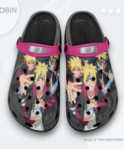 Brt Uzumaki Crocs Shoes Pattern Style
