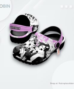 Byakuya Kuchiki Crocs Shoes Manga Style Personalized