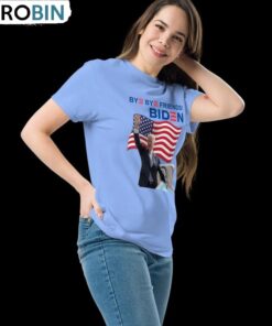 Bye Bye Friends Biden Shirt, Political Meme Short Sleeve Tank Top