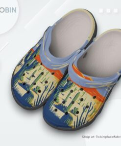 Cactus At Dusk Rubber clog Shoes Comfy Footwear Cactus At Dusk Rubber clog Shoes Comfy Footwear