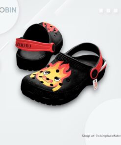 Calcifer Crocs Shoes, Anime Gifts