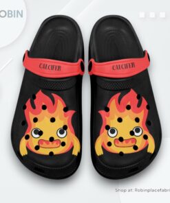 Calcifer Crocs Shoes, Anime Gifts