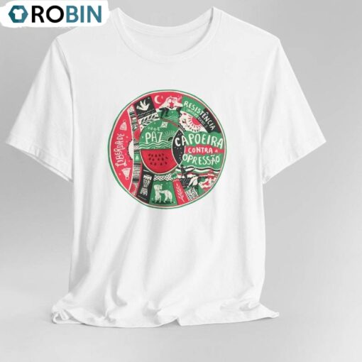 Capoeira T Shirt , Opressao Capoeira Crewneck Long Sleeve