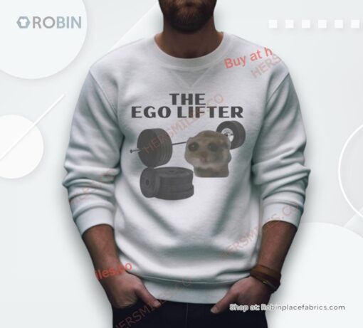 Cat Fitness The Ego Lifter Funny Shirt