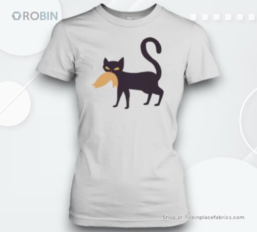 Cat Ladies For Kamala Harris Donald Trump 2024 Sarcastic Unisex Shirt