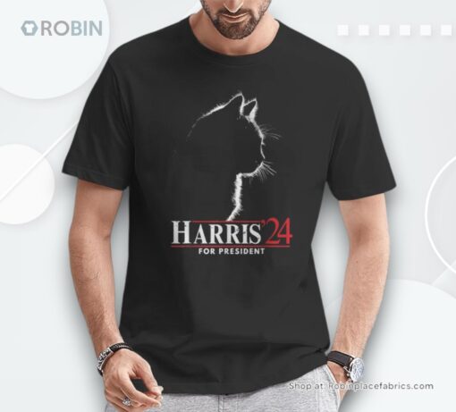 Cats For Kamala Harris ’24 Unisex Shirt
