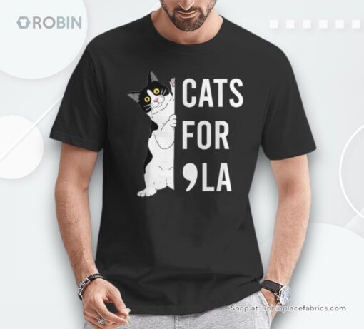 Cats For La Harris 2024 Unisex Shirt