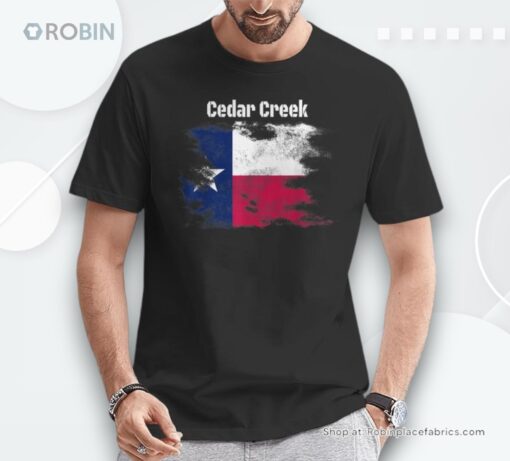 Cedar Creek Texas Classic Graphic Novelty Unisex Shirt