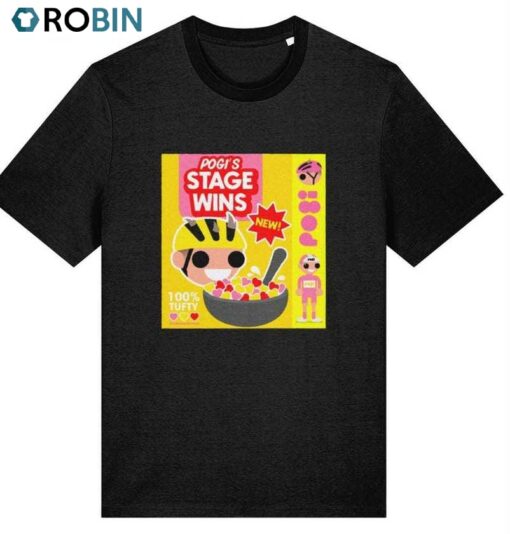 Cereal Tadej Pogacar Shirt, Cute Unisex Hoodie Short Sleeve