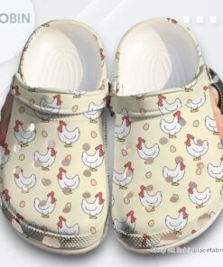 Chickens And Eggs Croc Shoes   Cartoon Chicken Shoes Crocbland Clog Gifts For Mom Daughter Niece